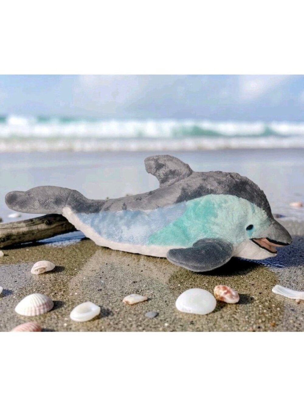 Animal Alley Toys R Us 2000 Plush 19" Dolphin Stuffed Animal Ocean Life Y2K